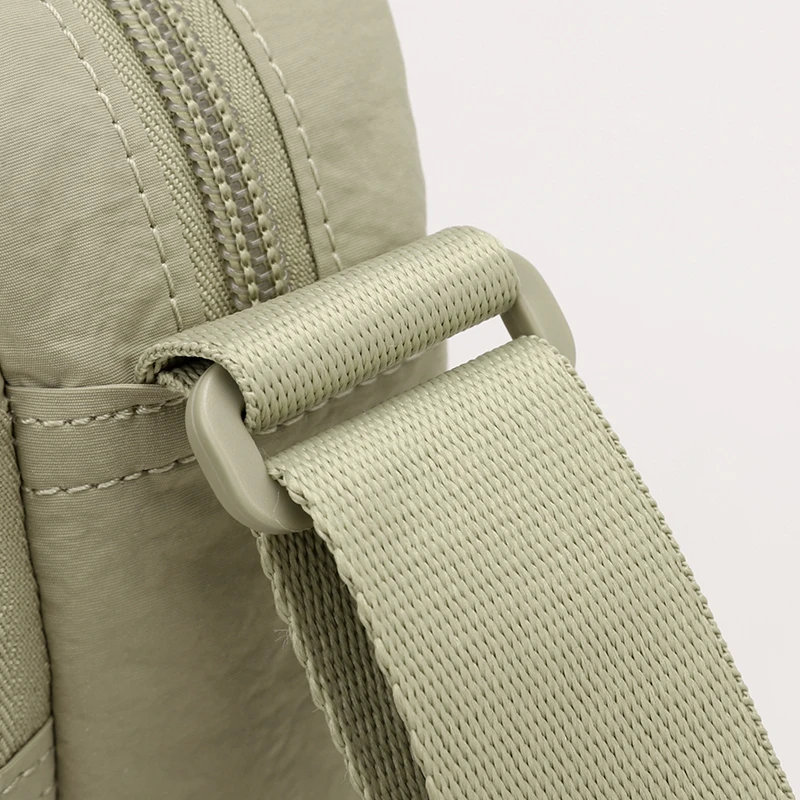 Leichte Damen-Umhängetasche aus Nylon mit mehreren Fächern, lässige Schultertasche für Alltag, Reisen und Einkäufe – Detail 11