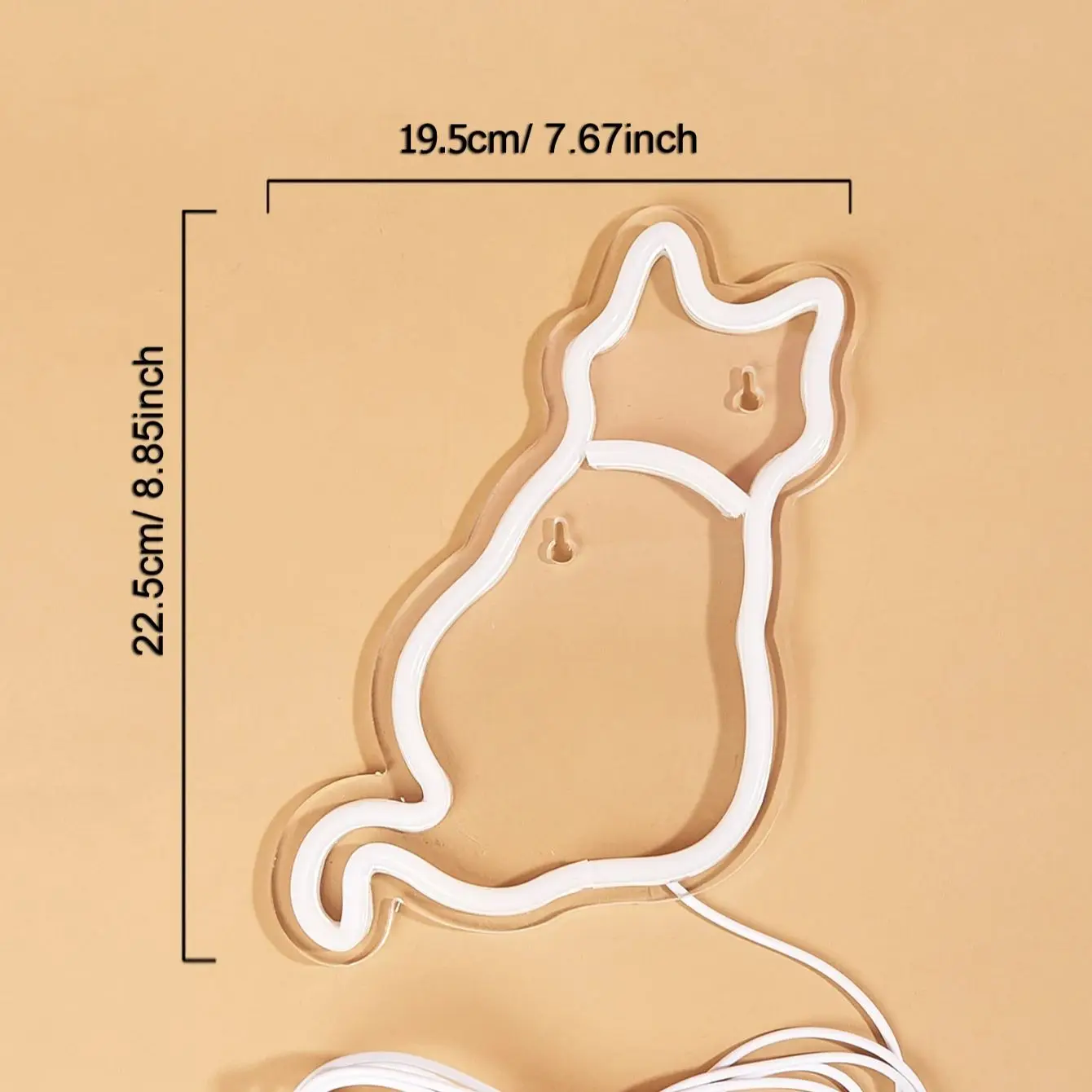 Chi-buy LED 네온 고양이 USB 전원 네온 사인 장식 램프 표지판 생일 선물 벽 예술 침실 룸 바 숍