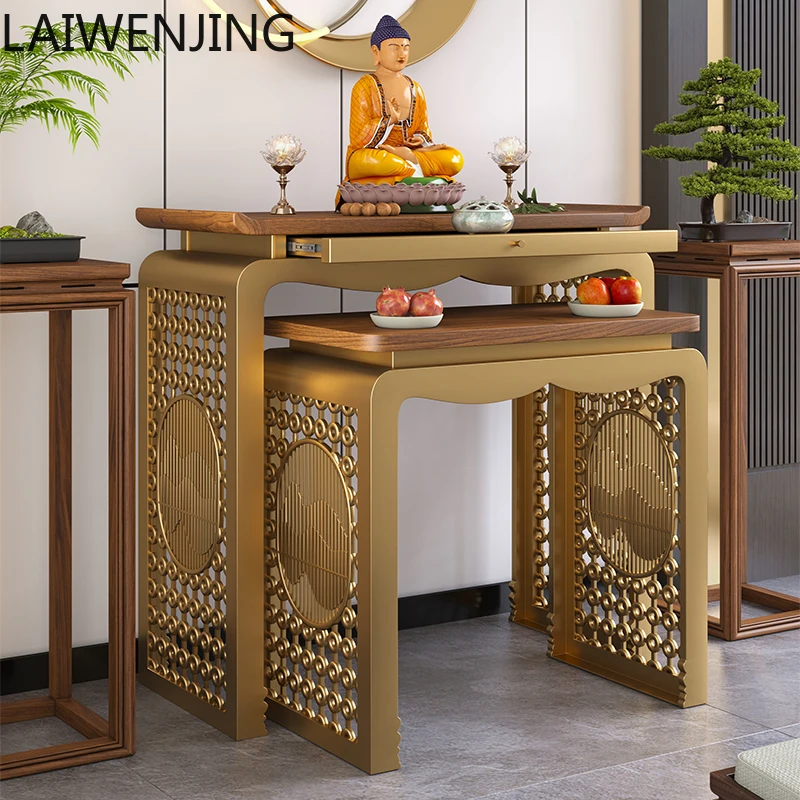 

SGF table Xuanguantai incense case household new Chinese stainless steel light luxury casket