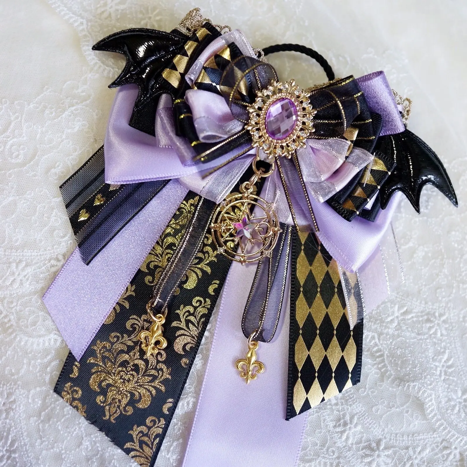 Anime-Inspired Bow Ribbon Cosplay Decoration Hair, Bags, Backpacks - Black/Red Amazon.com | COSABZ Anime Anya Forger Backpack Cosplay  main image 4