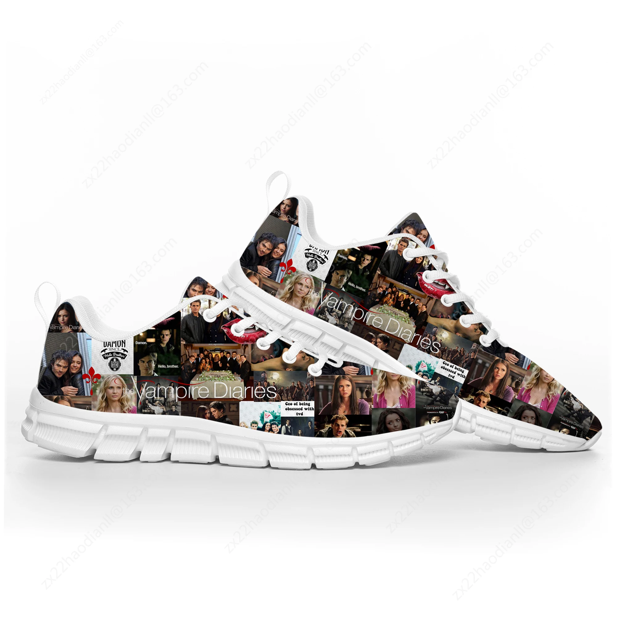 The Vampire Diaries damomo Salvatore scarpe sportive uomo donna adolescente bambini bambini Sneakers scarpe da coppia personalizzate di alta qualità