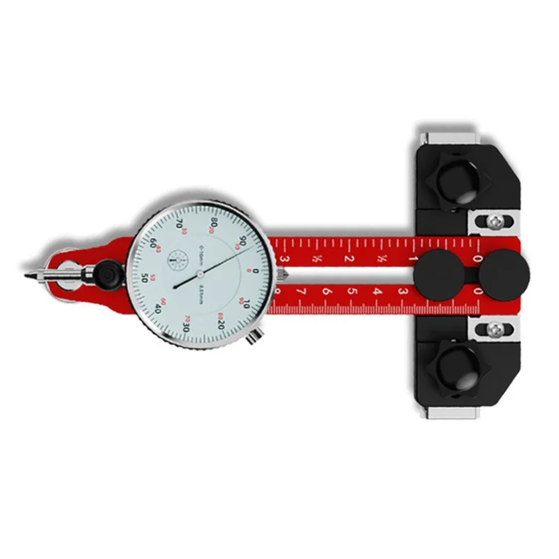 Table Saw Alignment Gauge Calibrator Dial Indicator Thin Rip Jig Guide Accessories Woodworking Tool 0-120mm Adjustable
