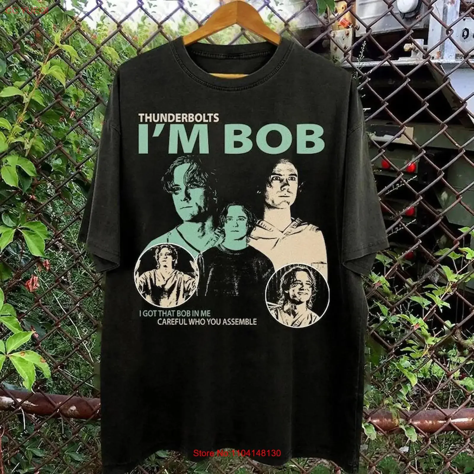 Soy Bob Lewis Pullman película Bootleg 90s Vintage camiseta Fan S 5XL Multicolor vintage lavado ropa de calle Unisex