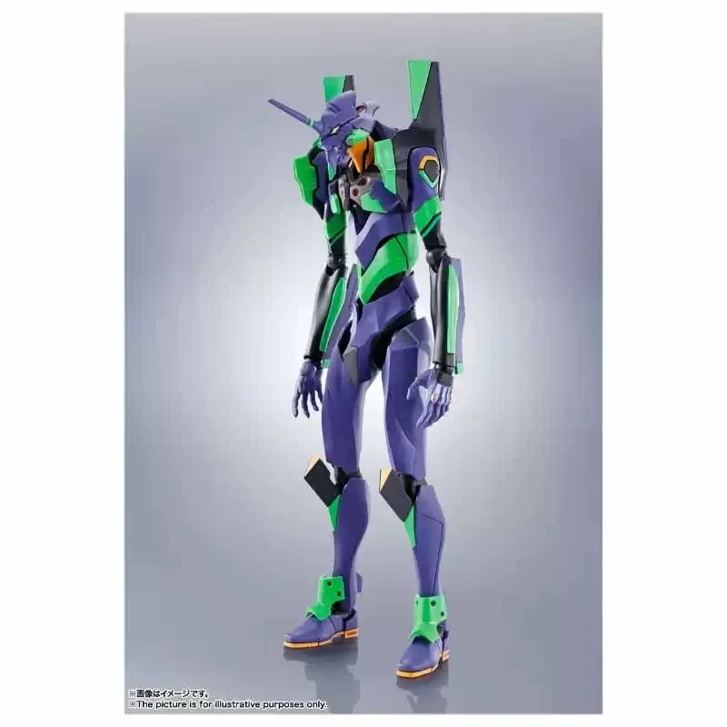IN STOCK Bandai Original ROBOT NEON GENESIS EVANGELION TEST TYPE-01 MODEL-02 2.Anime Action Figures Toys For Boys /Girls