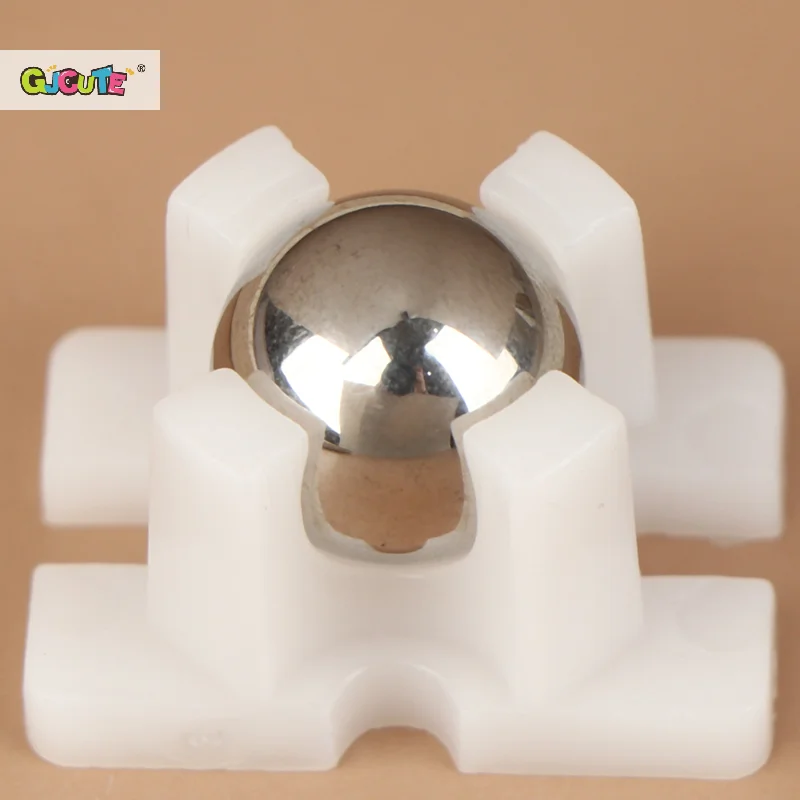 Rueda Universal de bola de acero, 2 ruedas para chasis de coche inteligente UNO, Bull Eye, ruedas universales de nailon MBOT N20, 1/2 Uds.