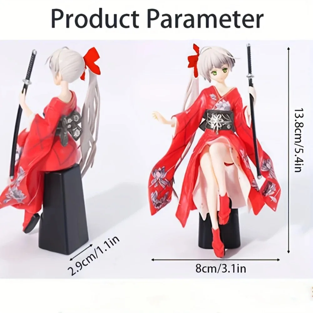 Anime Cute Action Figure Decorations Home And Car Decoration Beautiful And Durable Car Accessories For Girls Series image 2