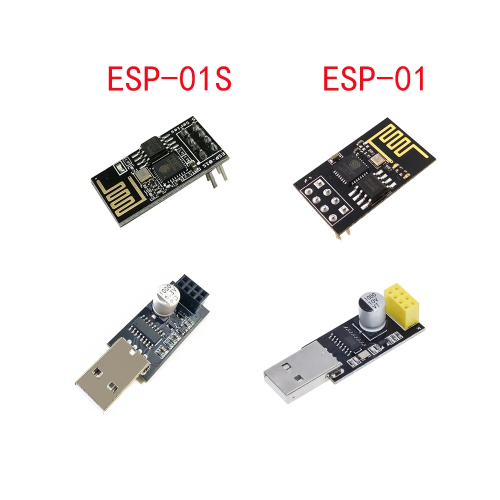 ESP01 adattatore programmatore UART GPIO0 ESP-01 Adaptaterr ESP8266 CH340G USB a ESP8266 modulo scheda di sviluppo Wifi Wireless seriale