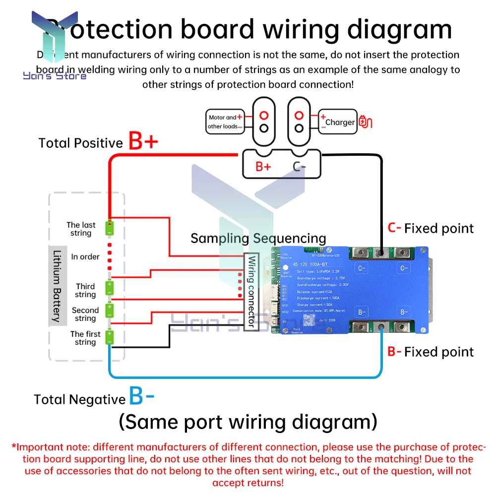

Bluetooth Smart BMS 4S 8S 100A 200A Защитная плата литиевой батареи Балансировочная плата Встроенный Bluetooth Bms поддерживает 485/UART