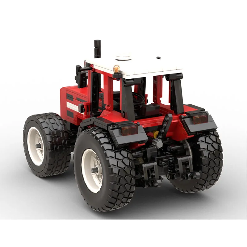 MOC-245050 Urban Agriculture Farm Tractor Bouwsteenmodel, 754 stuks, MOC Creatief verjaardagscadeau voor jongens voor kinderen
