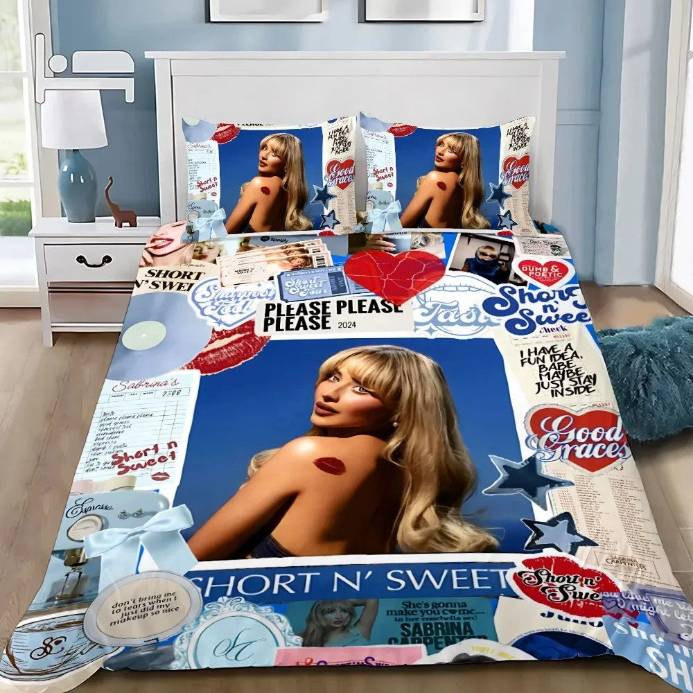 

Singer Boy C-Carpenter Girl S-Sabrina Bedding Set Bedroom Soft Modern Bedspreads Comefortable Duvet Cover Quilt Cover Pillowcase