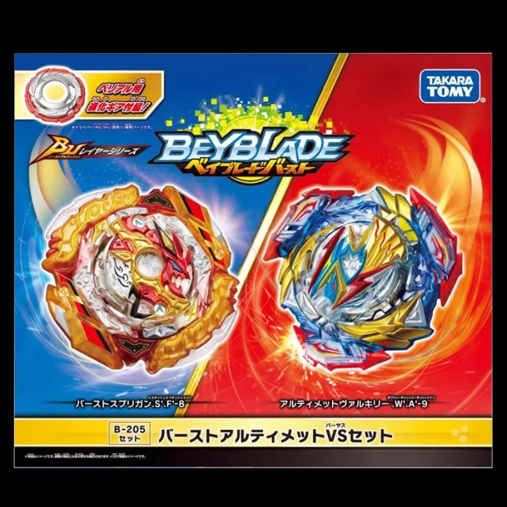 

Оригинальный набор TAKARA TOMY BEY Burst BU B-205 Spriggan Ultimate Valkyrie VS Set BLADE
