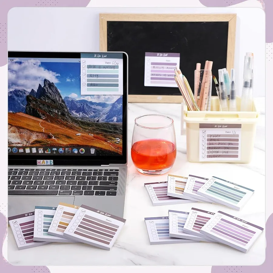 18 Pcs 900 Sheets 3x 3 Self Adhesive Sticky Notes Notepad for Office School Coworkers Daily Task Planning Organization and Remi