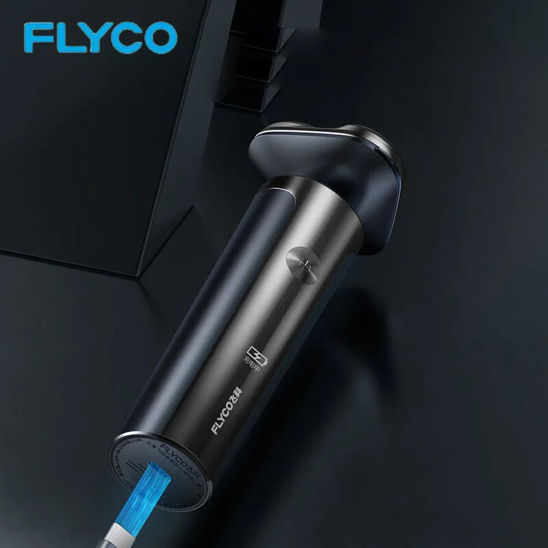Flyco FS905 ماكينة حلاقة كهربائية للرجال شاشة ديجيتال عالية الطاقة سكين عائم رئيس كامل الجسم غسل ماكينة حلاقة محمولة جديدة للشحن