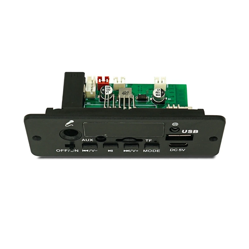 Bluetooth-Compatible Audio Decoder Board Amplifier JQ-D129BT-A 2X5W Music Player Accessory MP3 WMA WAV FLAC Lossless