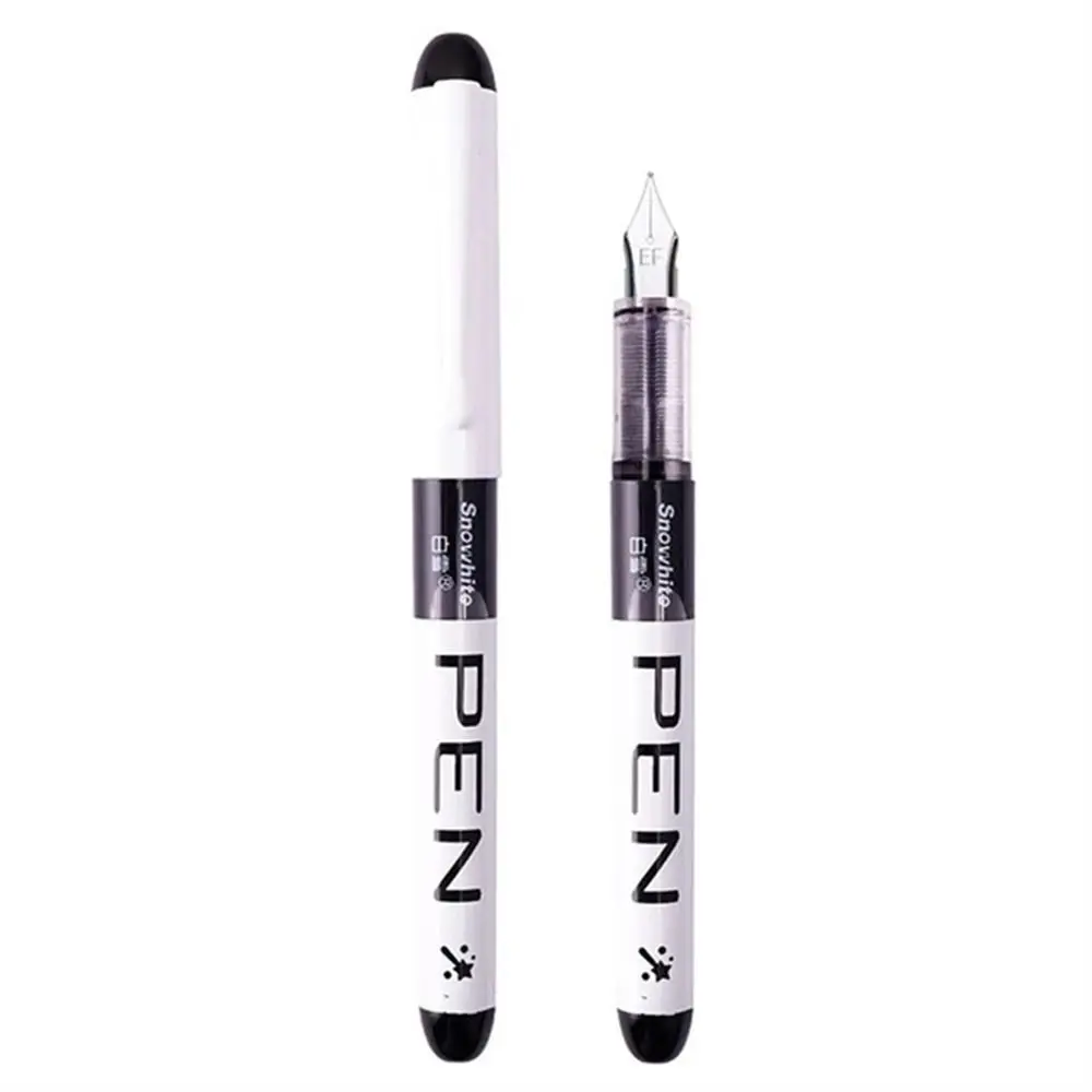 

Large Capacity Fountain Pen EF Nib Multi-Color Writing Ink Pens 0.38mm Quick-Drying Straight Liquid Pen Student Children