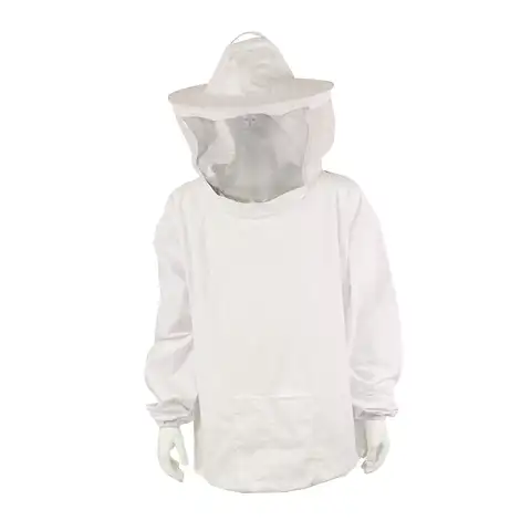 Protective Beekeeping Jacket Veil Smock Equipment Beekeeping Hat Sleeve Beekeeper Suit Apiculture Bee Dress