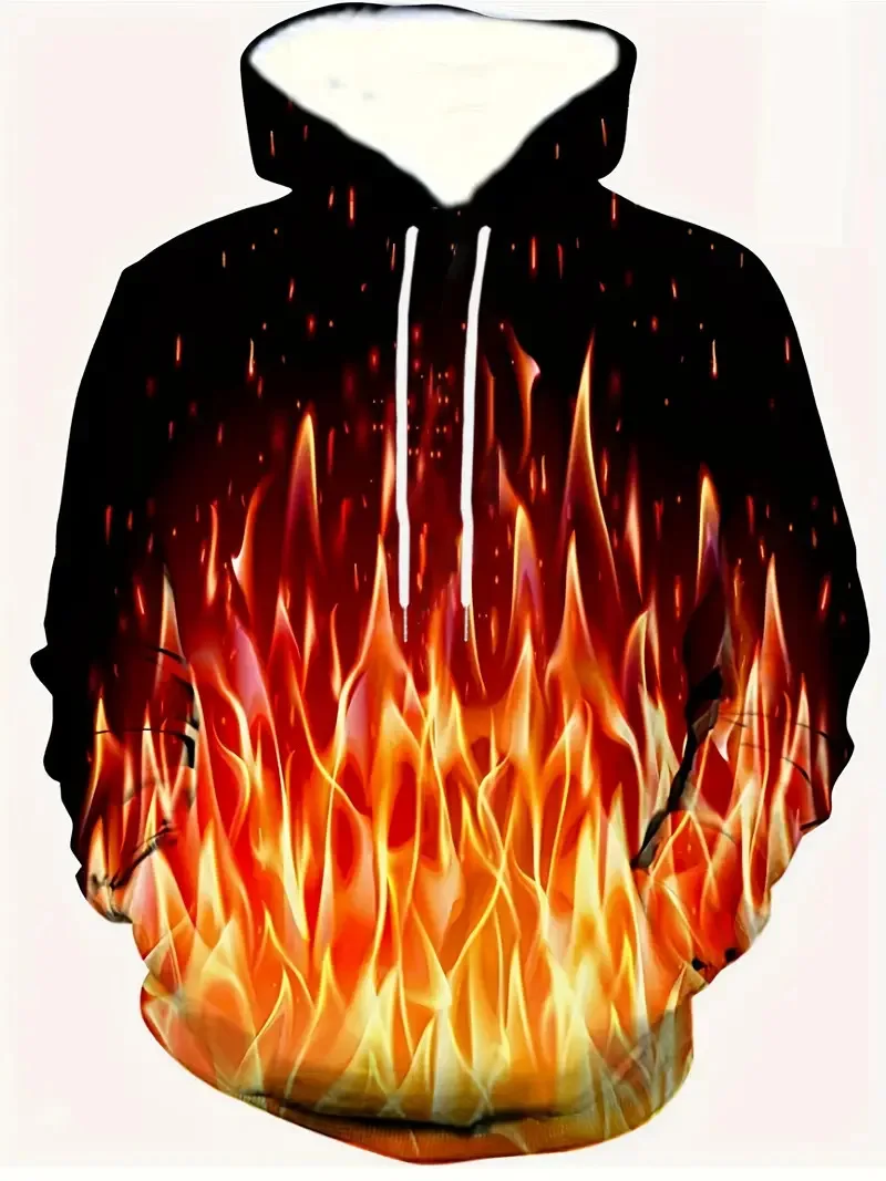 New Halloween Sweater Terror Pumpkin Skull 3D Digital Print Men's and Women's Autumn/Winter Hooded Hooded Sweater