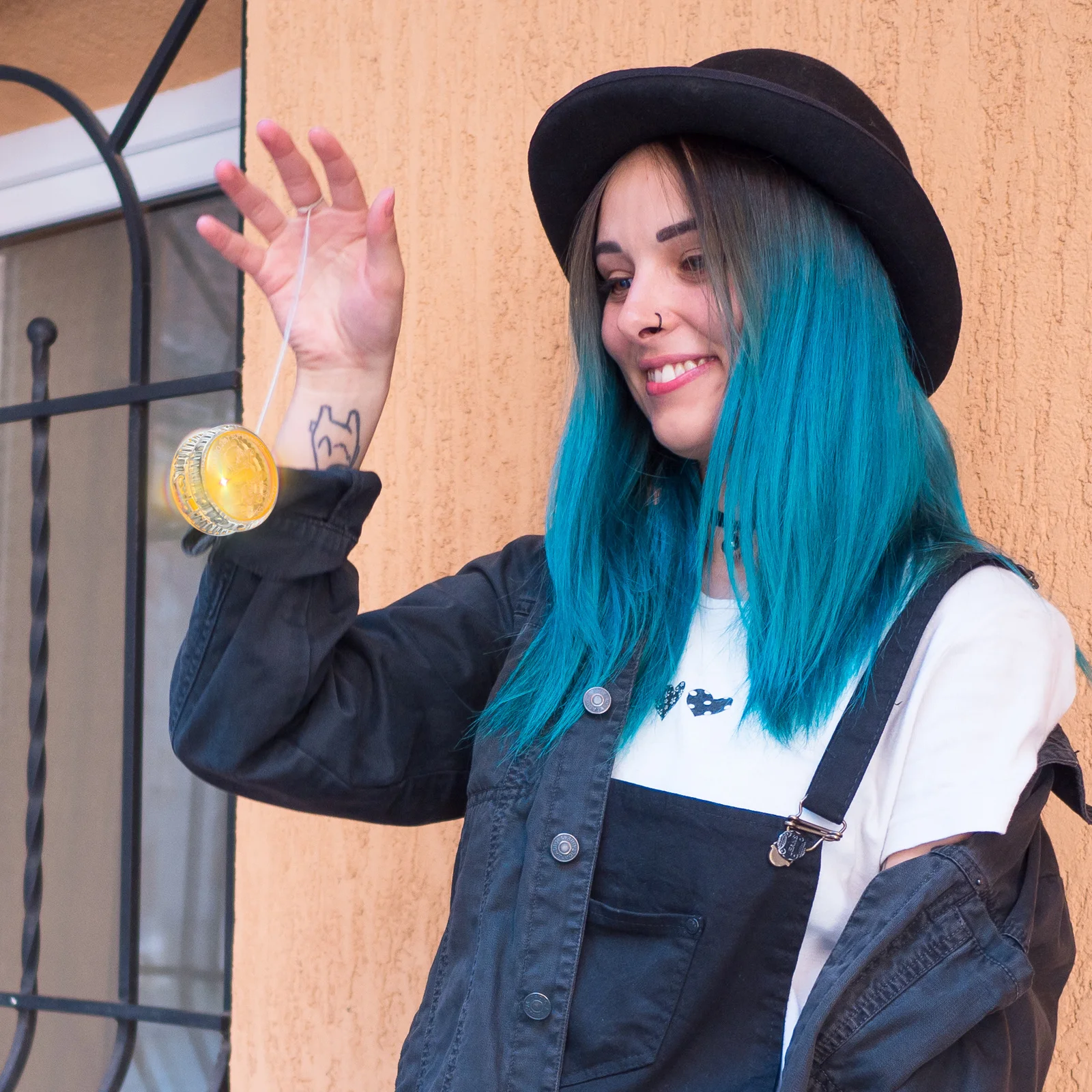 5 قطع من البلاستيك LED للأطفال، ألعاب تحدي سلسلة إبداعية، هدية تعليمية ممتعة، يويو بلاستيك