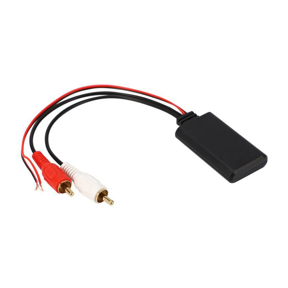 Bluetooth-compatible Audio Cable Module Music Audio Stereo Receiver for Vehicles with 2RCA Interface Car Electronics Accessories