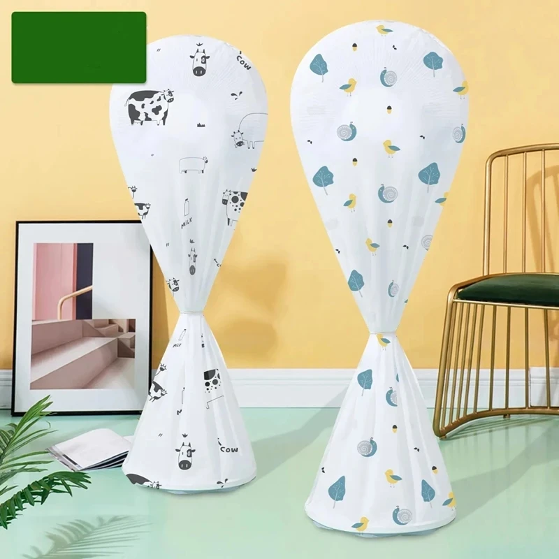 

Small Fresh Print Floor-standing Fan Dust Cover Household Vertical All-inclusive Electric Fan Cover Universal Thicken Dust Cover