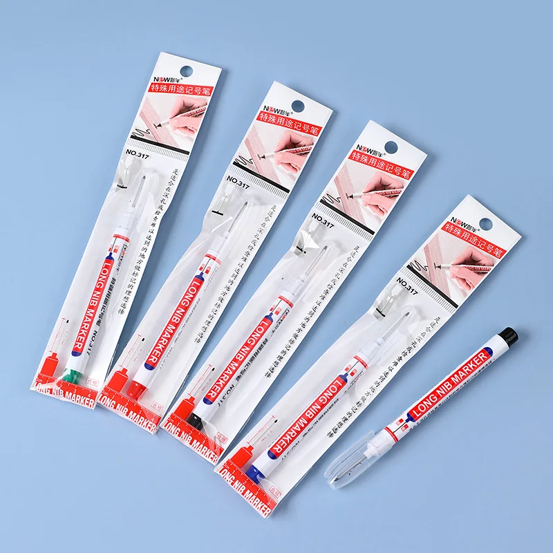 120pcs Deep Hole Long Nib Markers Pens For Multi-purpose Bulk