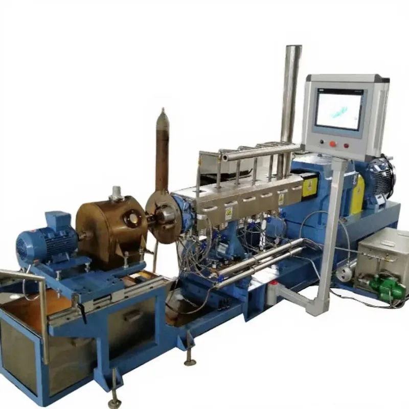 Customized Twin Screw Extruder Direct Puffed Snack Processing Production Line Wholesale Food Extrusion Making Machine