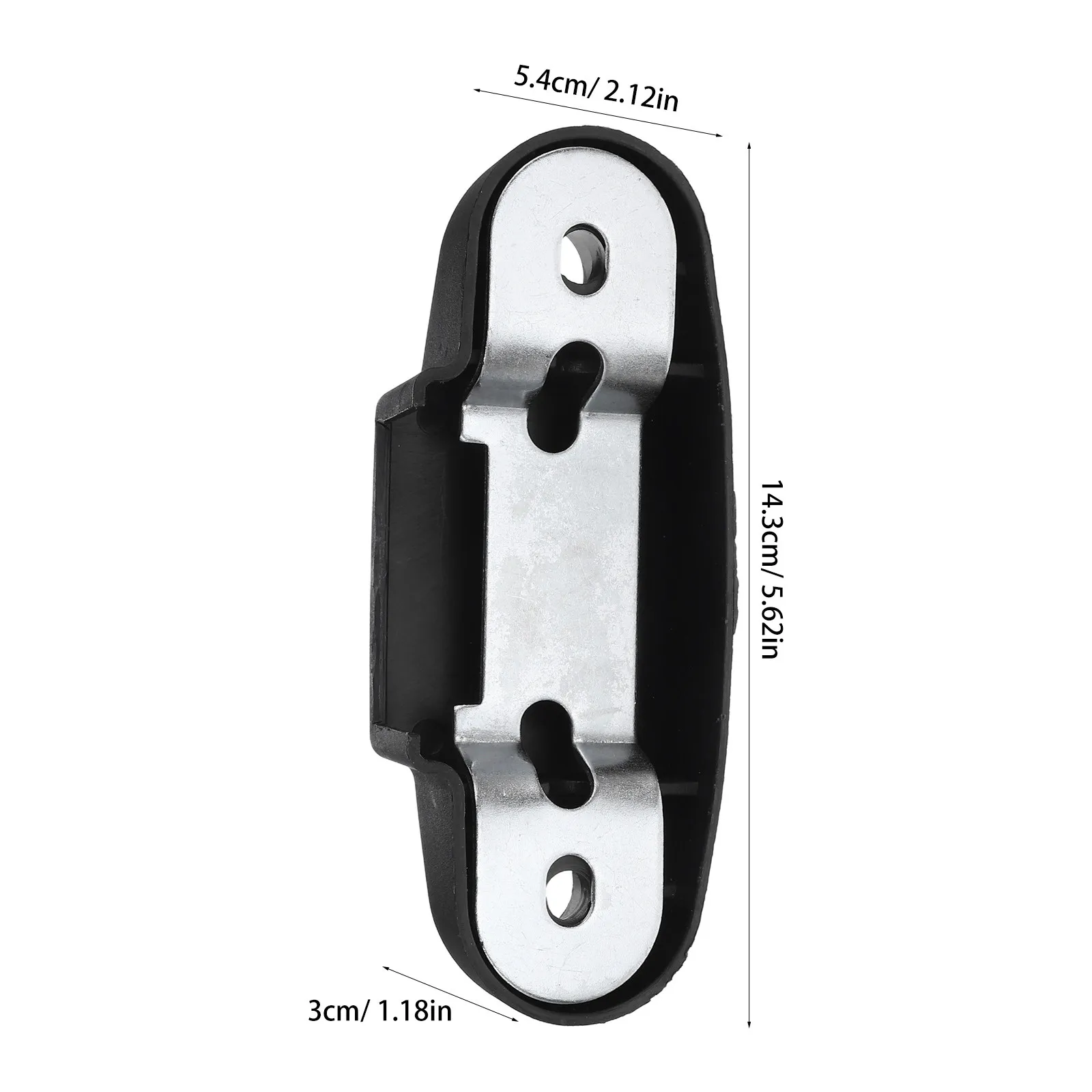 2 Pcs Brackets Swivel Chair Backrest Connection Buckle Support Clip Replacement Parts Black Computer Fasteners Headrest