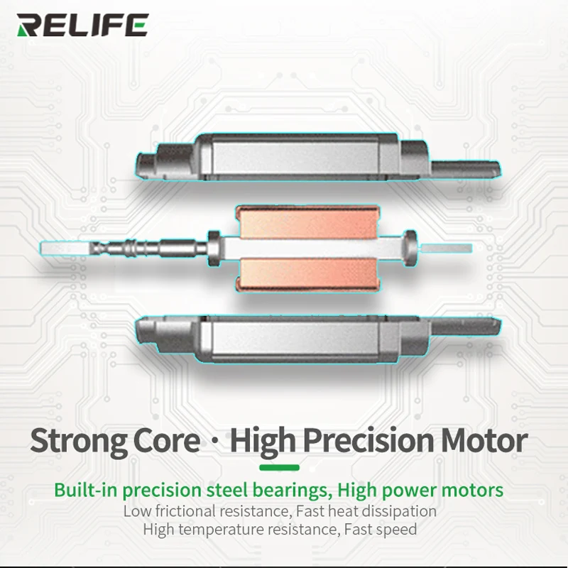 Relife RL-056B Elektrische Lijm Removal Tool 2 In 1 Hoge Percision Oca Lijm Lijm Remover Voor Telefoon Reparatie Verstelbare Shifting