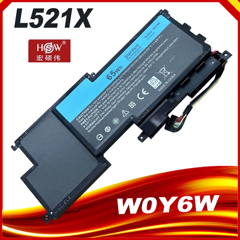 

NEW W0Y6W 11.1V 65Wh battery for Dell XPS 15-L521X XPS15-3828 WOY6W 9F233 3NPC0