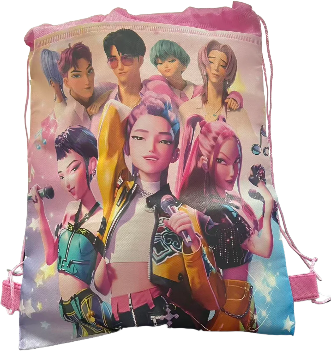 Kpop شيطان الصيادين الرباط حقيبة k البوب هنتر حقيبة رياضية شنطة هدايا على ظهره حزمة الحفلات هدايا الحفلات الاطفال Kpop شيطان هنتر ديكور