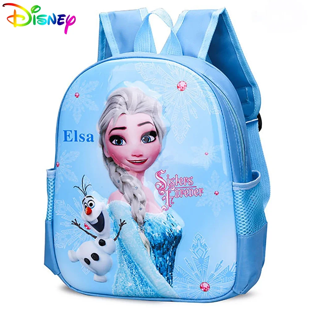 Disney Kids Backpack For Student New Frozen Cartoon Kindergarten School Bags Girl Lovely Elsa Princess Cute Knapsack New Arrivel