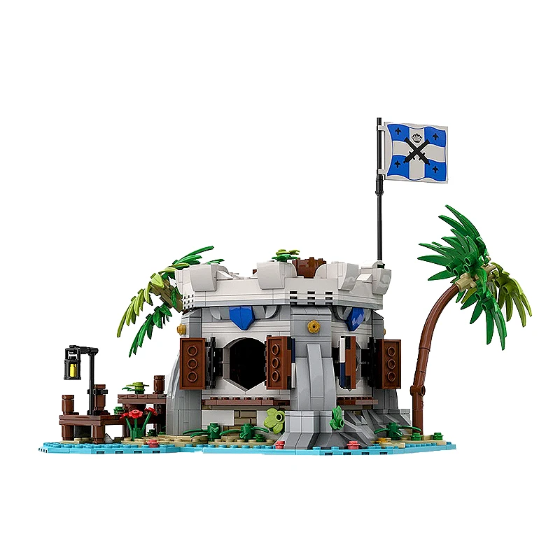 Cannon Cove MOC Modell Fortified Outpost Modulare Montage MOC Bausteine Technologie Ziegel Spielzeug Für Erwachsene Weihnachten Geschenke