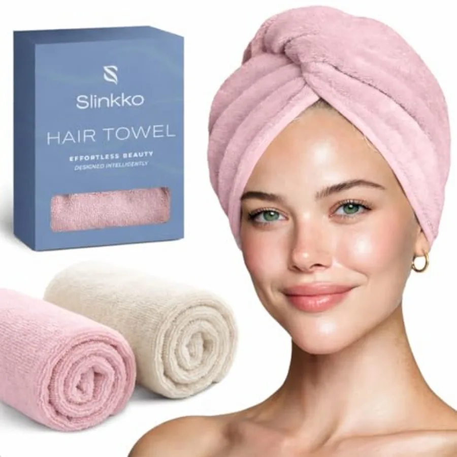

Microfiber Hair Towel Wrap Turban