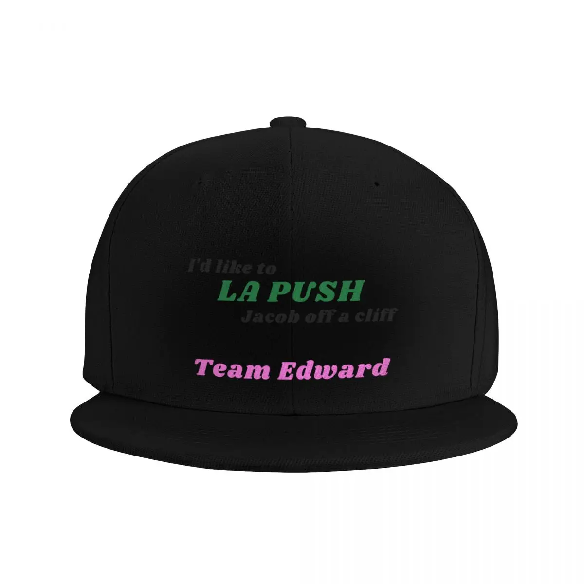 I'd like to LA PUSH Jacob off a cliff. Team Edward Baseball Cap Fashion Beach Sports Cap New In Hat Beach Women's Men's