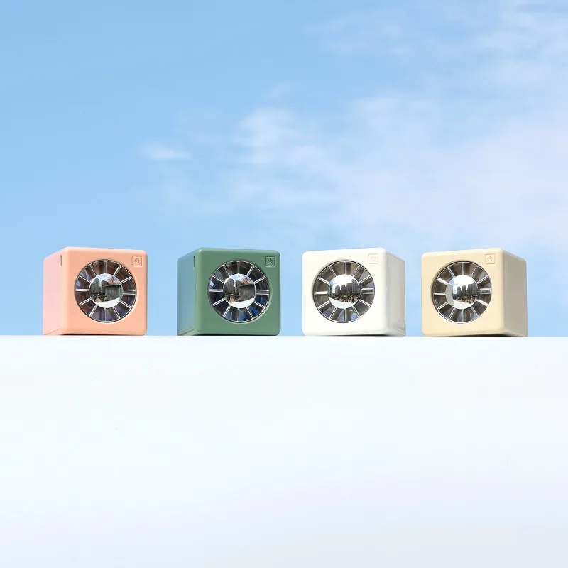 Mini Portable Waist Fan, USB Rechargeable Clip Fan, Small Personal Cooling Fan for Travel Hiking Camping, Handheld Desktop Use