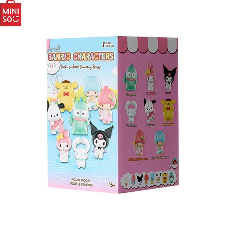 Miniso Sanrio Serie Tamagotchi Pudding Hond Gemini Kurumi Melodie Back Buddy Serie Blinde Doos Pacha Hond Vlek Echt Blind Doos