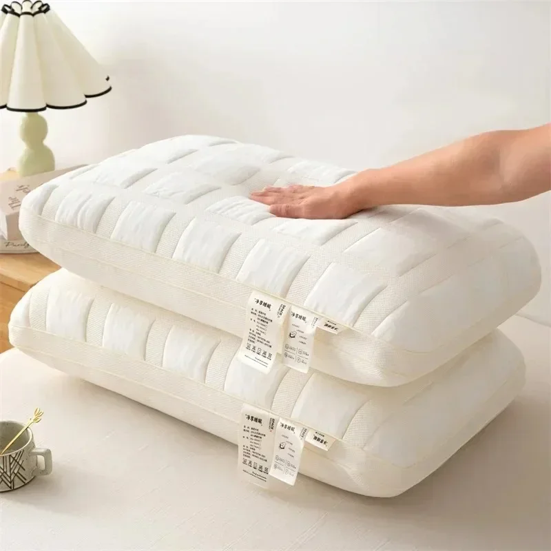 Comfortable Pillows for Sleeping High Quality Sleep Pillow Deep Sleep Neck Pillow Does Not Collapse Pillow Hotel Pillow 48x74cm