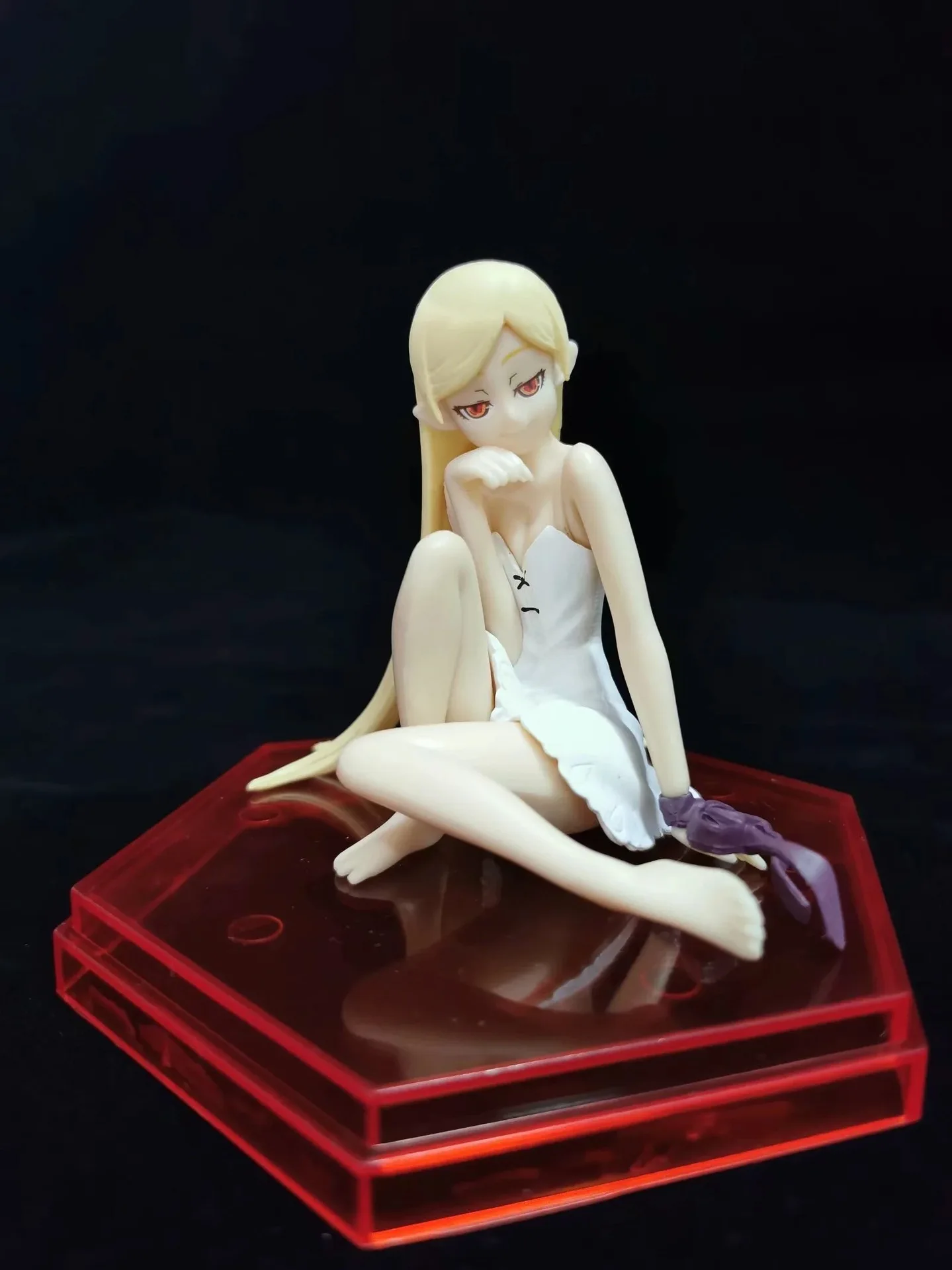 

Monogatari серии Nisemonogatari Oshino Shinobu аниме фигурка 12-летняя версия Lala ПВХ Коллекционная модель игрушки