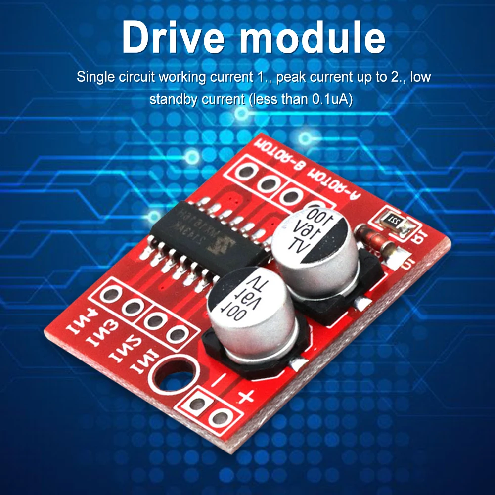 1-10PCS MX1508 DC Motor Driver Module 2V-10V 1.5A 2-Way Reversing PWM Speed Dual H Bridge Stepper Motor Driver L298N