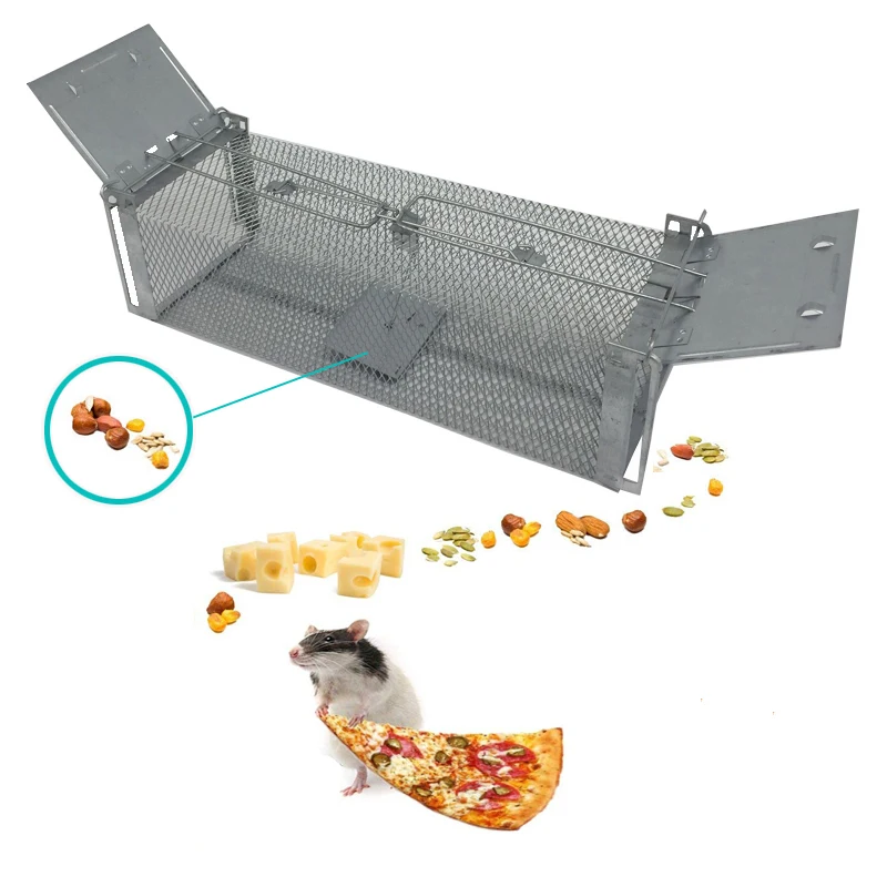 Humane Mouse Rat Trap Cage Live Catch Rodent Control with Two Doors