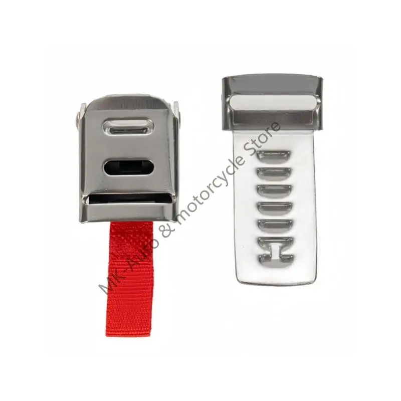 

F62F Высокая совместимость, 7-секционная быстроразъемная пряжка для различных мотоциклетных шлемов, нержавеющая сталь, быстрая