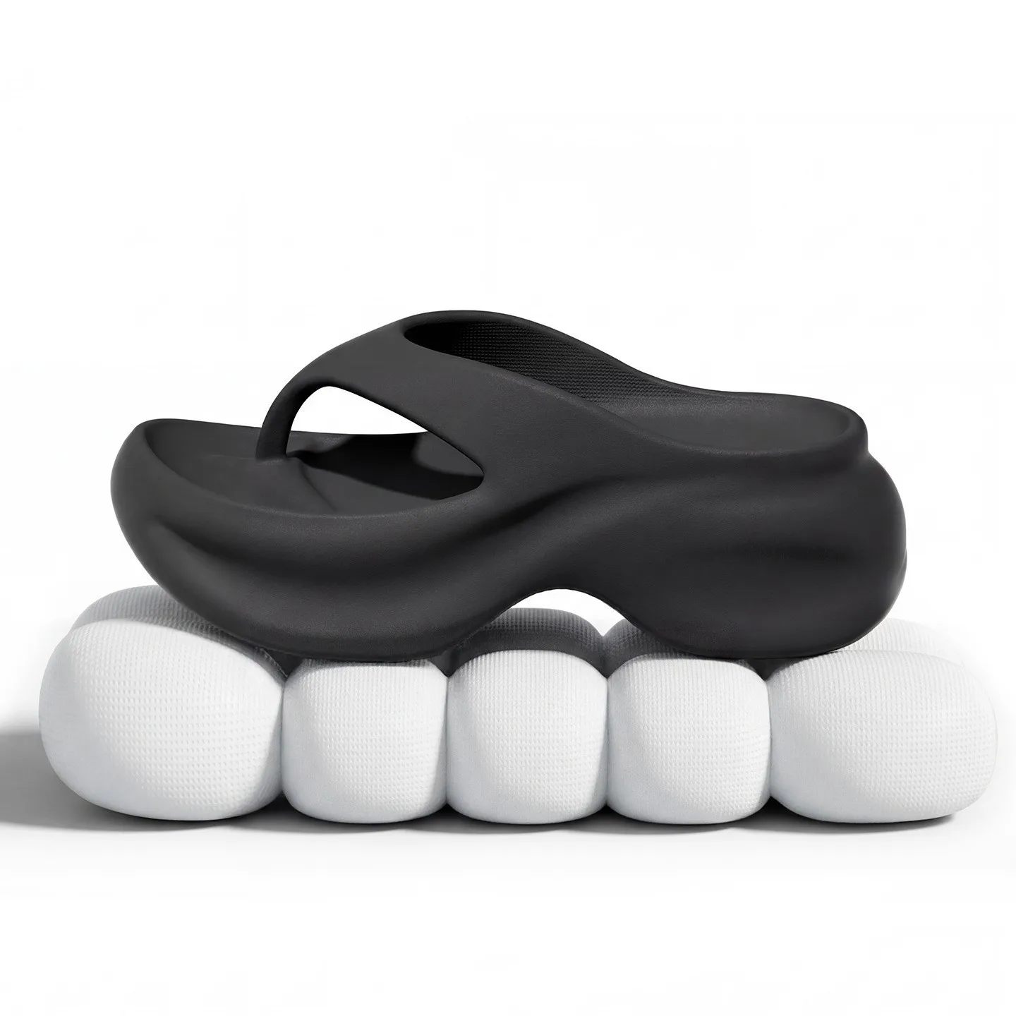 Fashion Women Platform Flip Flops Summer Thick Sole Soft EVA Slippers Casual Female Non Slip Beach Shoes Comfortable Home Slides view 6