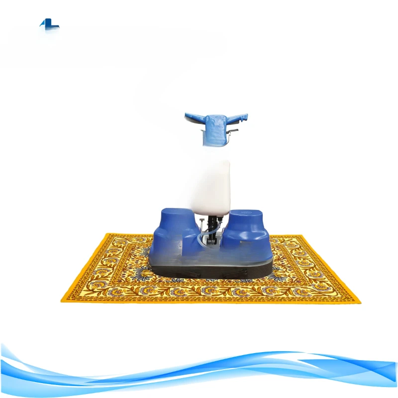 

Double brush carpet cleaning machine