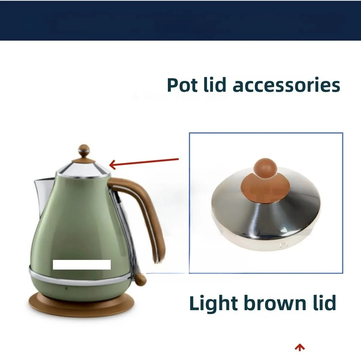Suitable for Delonghi/Delong KBO2001 KBOV2001 Light, Dark Coffee Color, Delong Electric Kettle Accessories