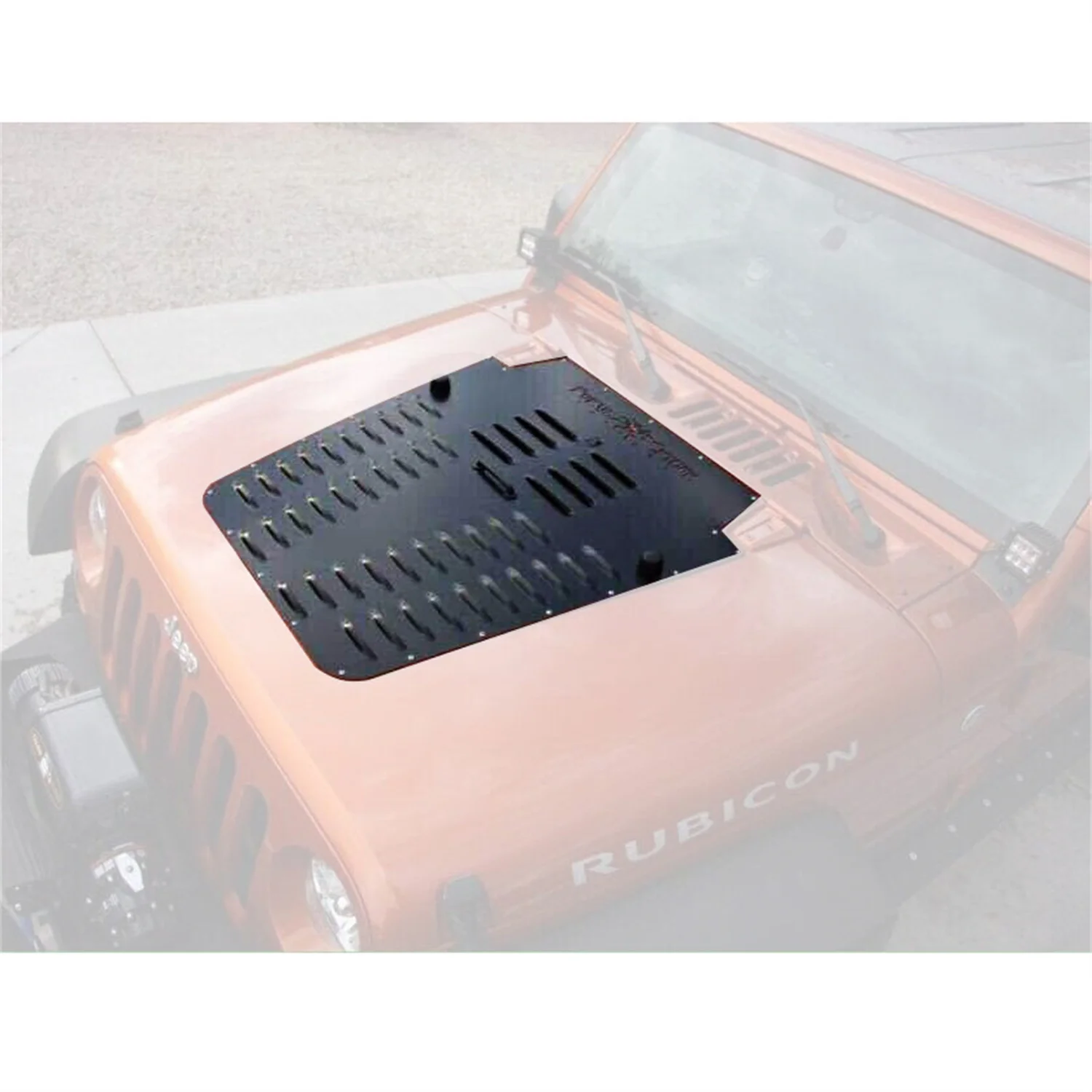 

SXMA J150 Hood Louver Aluminum 1pc for Jeep JK for Wrangler 2007-2017 Engine Cooling Enhanced Airflow Easy Install Auto Parts