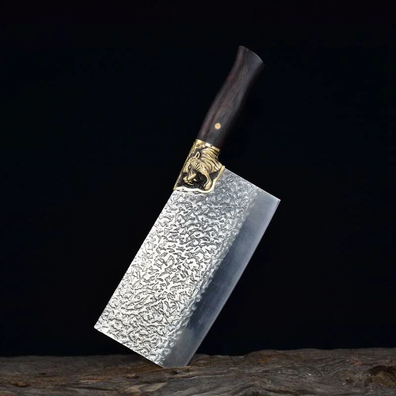 Longquan kitchen knife ghost hand made by hand forged stainless steel chopping knife chopping bone knife chef