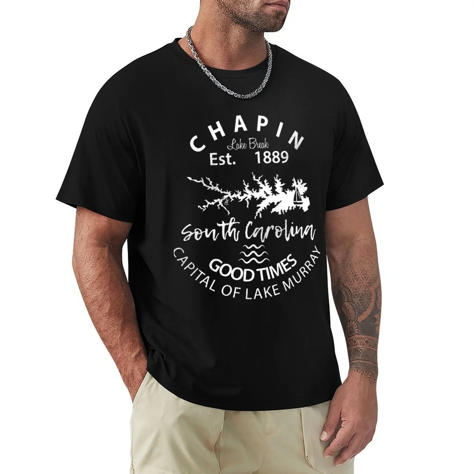 Lake Murray, Chapin, SC T-Shirt anime figures hippie clothes shirts graphic tee rapper graphic tees tee shirts for men