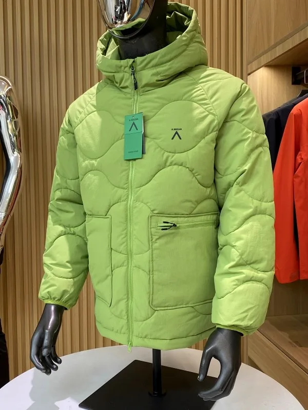 في الهواء الطلق Thiened الدافئة للماء مقنعين القطن Jaet الأزواج Sle الرجال الخريف الشتاء معطف الشباب Faion نسيج النايلون