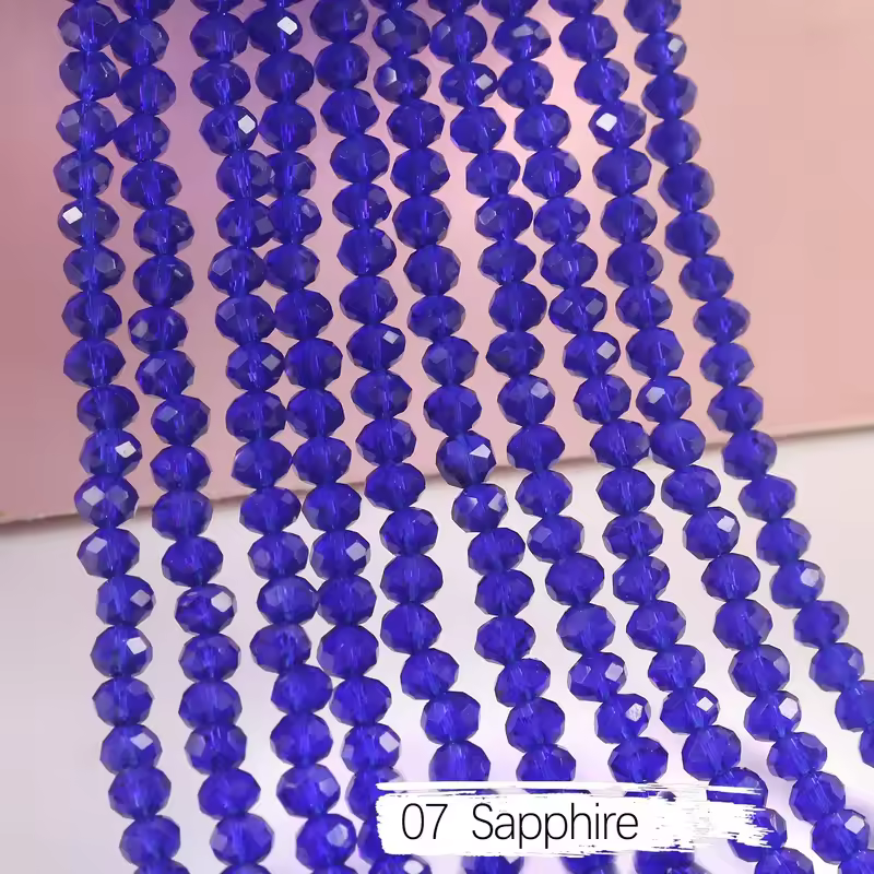 2mm 4mm 6mm 8mm Rondelle Austria Crystal Beads Faceted Glass Beads Loose Spacer Beads for DIY Bracelet Garment Making - Image 36