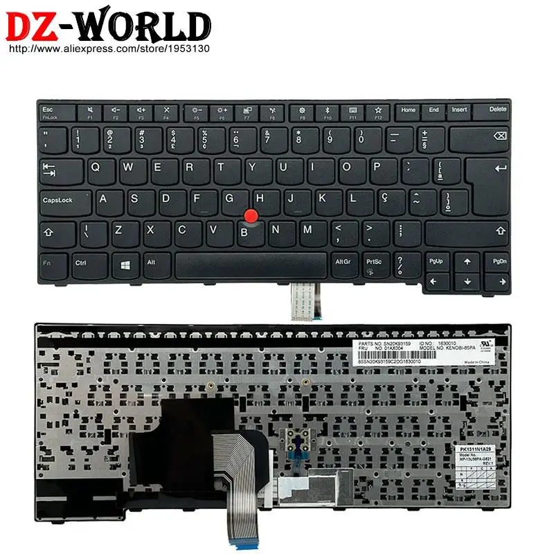 سبا ES الإسبانية CFR الكندية FR الفرنسية IT الإيطالية BR البرازيلي JA JP لوحة المفاتيح اليابانية لأجهزة الكمبيوتر المحمول لينوفو ثينك باد E470 C E475